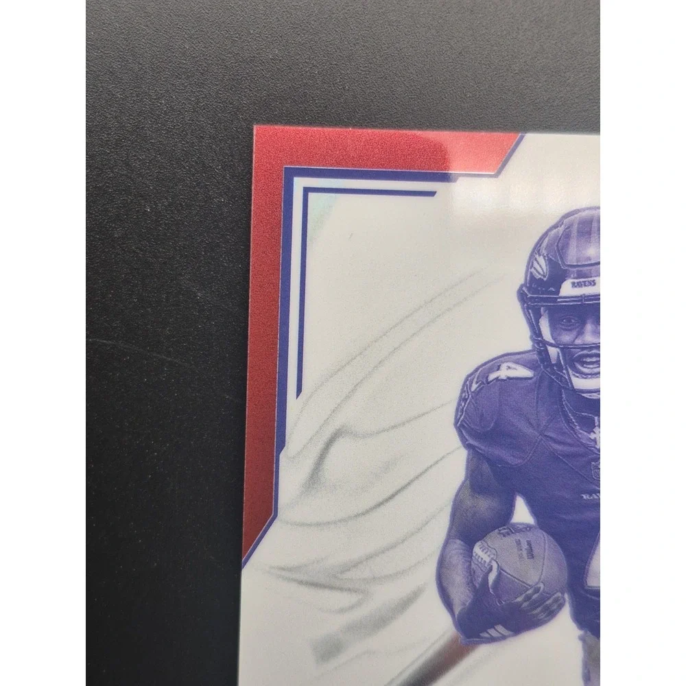 2023 Panini Phoenix Zay Flowers #CON-12‎ Contours Red /199 (RC) Baltimore Ravens